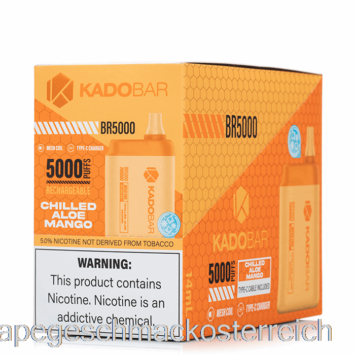 [5er-Pack] Kado Bar BR5000 Einweg-Vape-Geschmack